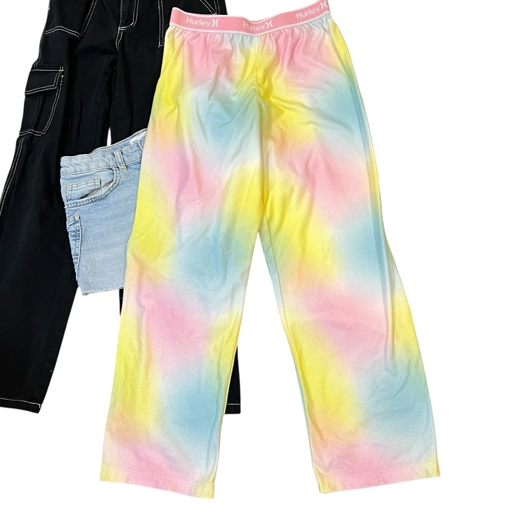 ZARA, HURLEY, RSQ Trendy Clothing Bundle - Black, Green, Denim, Tie-Dye 10/12 - Picture 4 of 13